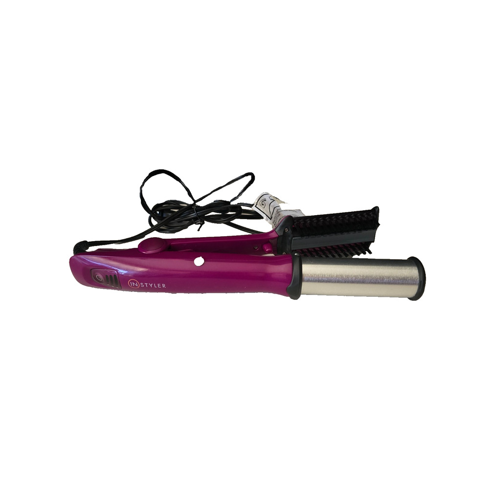 InStyler IS1001.1 Purple 1.25” Rotating Hair Straightener Iron 💜 Tested